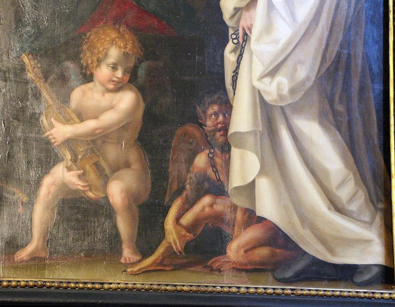 Madonna col Bambino e santi (da Andrea del Sarto) - dettaglio